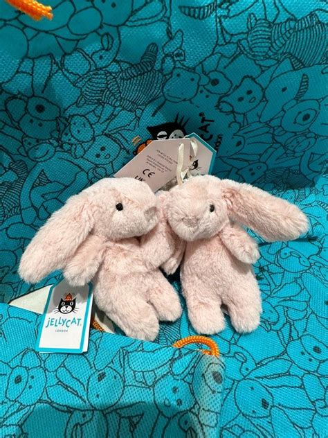 Jellycat Bashful Blush Bunny Bag Charm Hobbies Toys Toys Games On