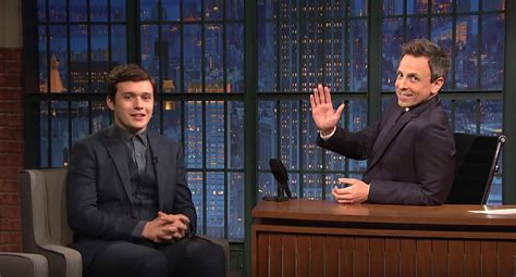 Seth Meyers Gets To Know Nick Robinson The Star Of The Gay Themed Love Simon Watch