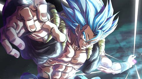 Gogeta With Blue Hair (Dragon Ball) Live Wallpaper