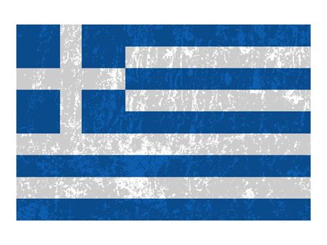 Greece grunge flag, official colors and proportion. Vector illustration ...