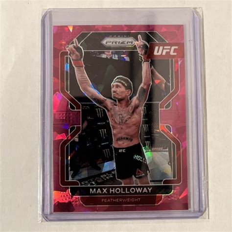 Max Holloway 2022 Prizm UFC 188 Pink Ice RAW Price Guide Sports Card