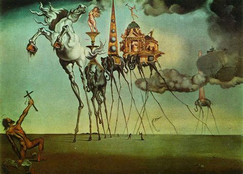 The Temptation Of St Anthony 1946 Salvador Dali Kunst Salvador