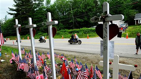 Memorial For Fallen 7 Motorcyclists In New Hampshire Crash Unveiled