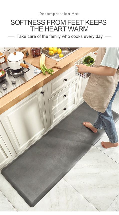 Supply Non Slip Waterproof Kitchen Mats and Rugs Anti Fatigue Kitchen ...