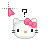 hello kitty cute pink heart Cursors