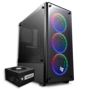 Pichau Kit Upgrade Gabinete Gamer Pichau Kazan RGB Fonte Pichau