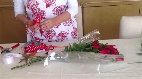 Ramo De Rosas Diy Bouquet Of Roses Youtube