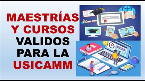 Soy Docente MAESTRÍAS Y CURSOS VALIDOS PARA LA USICAMM 2021 YouTube