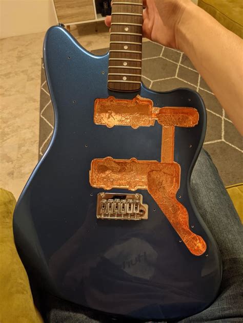 PROJECT UPDATE: Squier Affinity Jazzmaster Mods (details in the comments) : r/offset