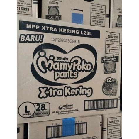 Jual Mamypoko Pants X Tra Kering Karton Isi Bag Ukuran S M L Xl