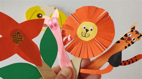 How To Make Cutest Stick Puppets Ll Super Duper Simple Puppets