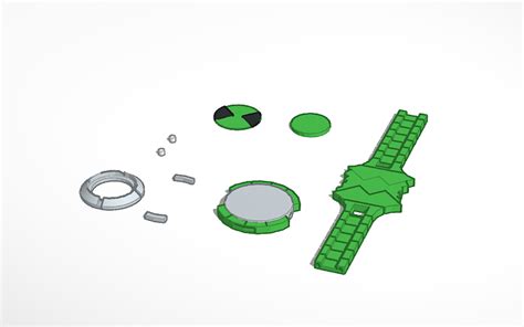 3d Design Ben 10 Alien Force Omnitrix Wearable Tinkercad