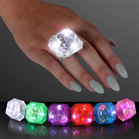 Light Up Huge Gem Rings Everythingbranded Usa