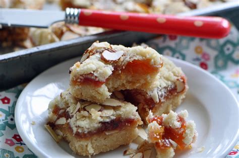 Jam Shortbread Bars Baking Recipe