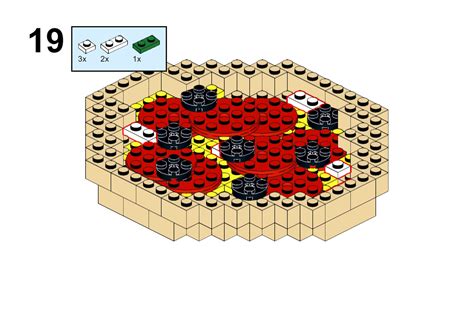 How to Build Lego Pizza - Stop Motion Cooking Prop : 20 Steps (with ...