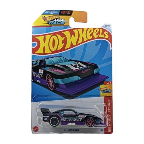 Jual Hot Wheels GT Scorcher Hitam Ungu HW Lets Race D Shopee Indonesia