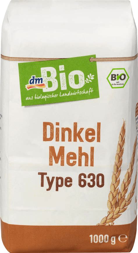 dmBio Mehl Dinkel Type 630 1000 g dauerhaft günstig online kaufen