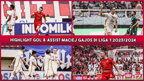 Assist Gol Statistik Apik Maciej Gajos Di Liga