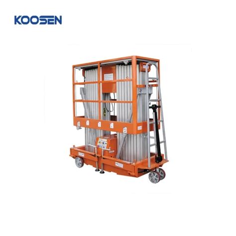 Koosen Fully Electric Self Propelled Work Platform Aerial Lift Platform