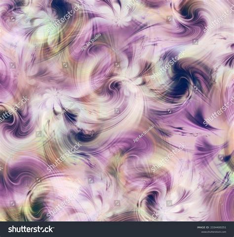 Blurry Wallpaper Texture Fractal Multi Clour Stock Illustration