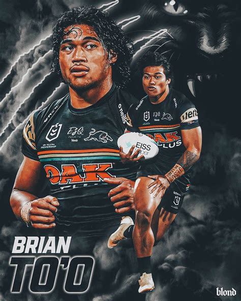 Brian Too Nrl Panthers Design Nrl National Rugby League Hot