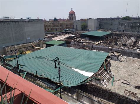 Inicia El Retiro De Techumbre Colapsada En El Templo Mayor