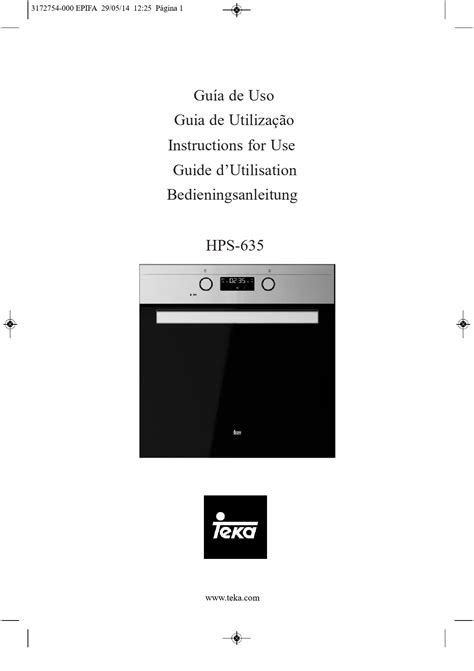 Notice four TEKA EBON HPS635 Trouver une solution à un problème TEKA