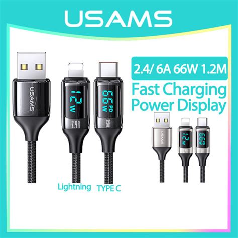 Promo Usams Kabel Data U Fast Charging Usb Iphone Type C Digital