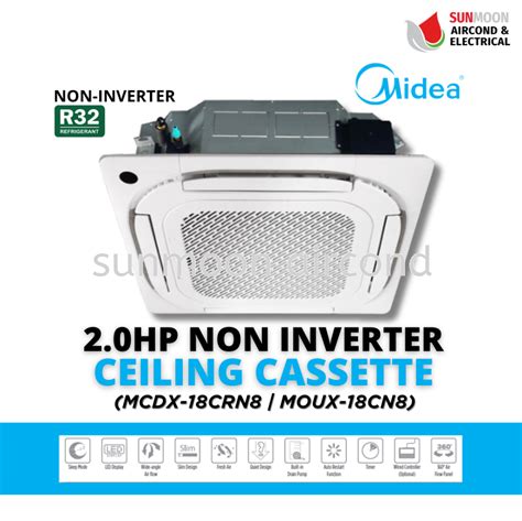 Midea Air Conditioner Super Slim Design 20hp Ceiling Cassette R32