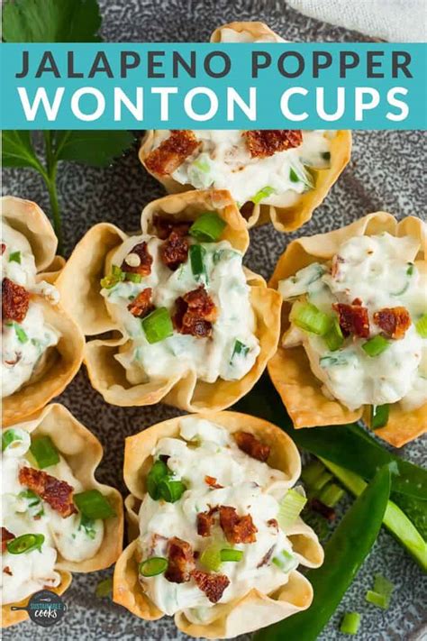 Easy Jalapeno Popper Wontons Sustainable Cooks