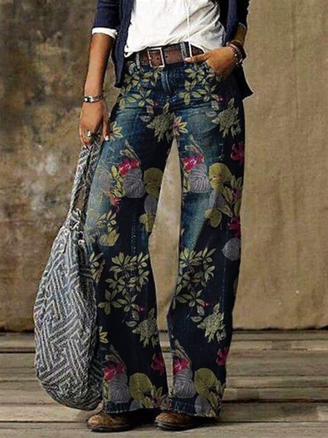 Pin By Yvonne Davis On Fashion My Style Floral Print Pants Vintage