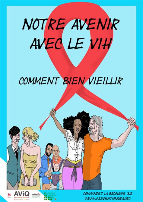 Affiche Notre avenir avec le VIH Plate Forme Prévention Sida