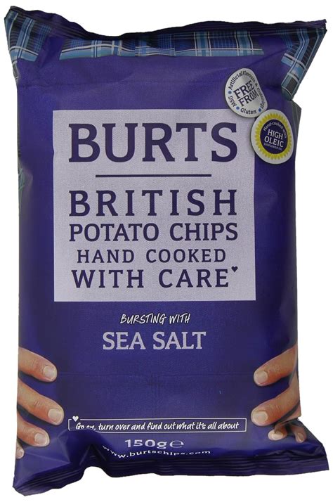 Amazon Burts Potato Chips Sea Salted G Pack Of