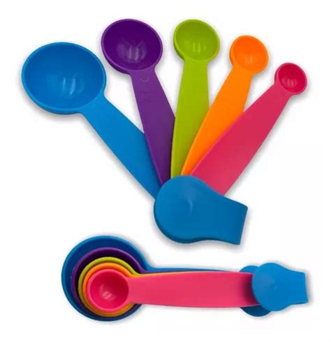 Set Tazas Cucharas Medidoras Piezas Reposter A Cocina