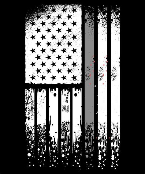 Correctional Probation Officer Thin Grey Line Digital Art By Mercoat UG