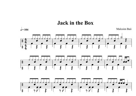 三级考级曲目《jack In The Box》架子鼓谱 琴魂网