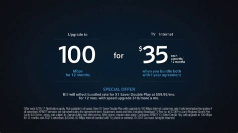 Xfinity Xfi Tv Commercial Track Your Pack X1 Saver Double Play