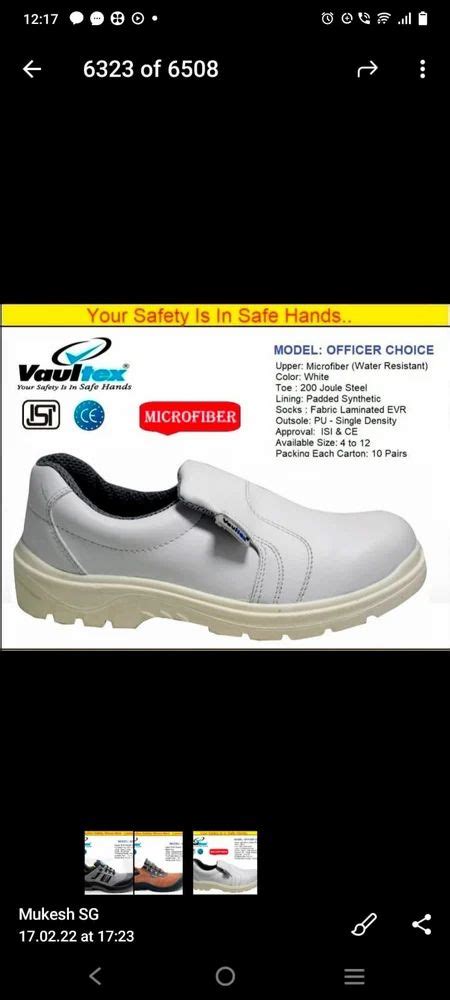 Leather Vaultex Officers Choice Safety Shoes At Rs Pair In New