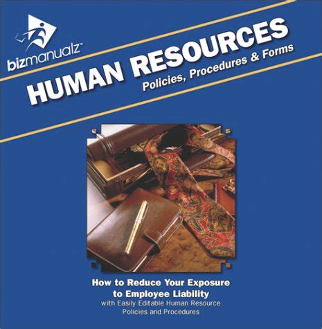 9781931591003 Bizmanualz Human Resources Policies Procedures Forms