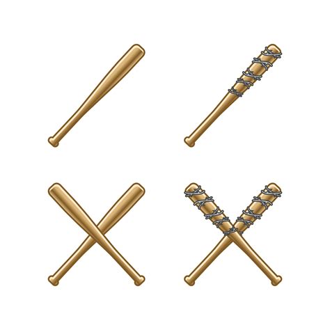 Baseball Bat Weapon Illustration, vector illustration 6431787 Vector Art at Vecteezy