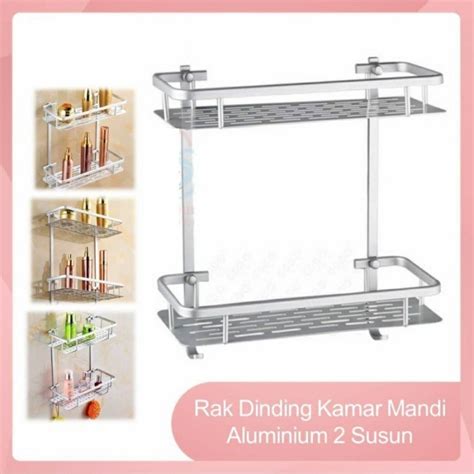 Jual Rak Kamar Mandi Susun Alumunium Shopee Indonesia