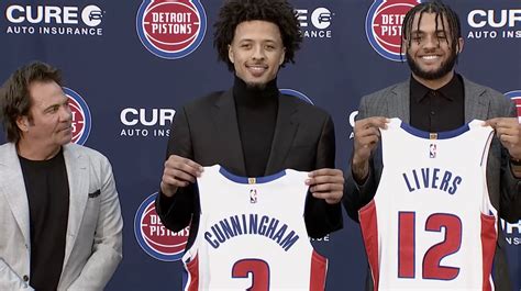 Detroit Pistons reveal jersey numbers for four draft picks - Detroit ...