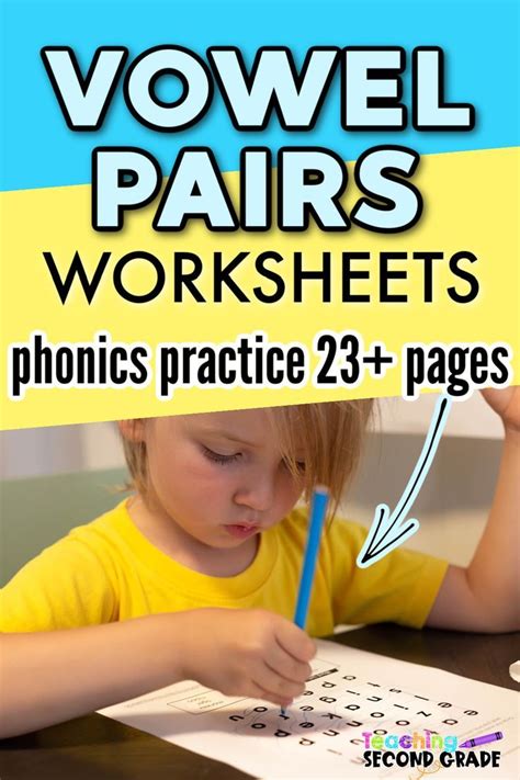 Vowel Pairs Worksheets | Phonics Practice Pages | Phonics practice ...