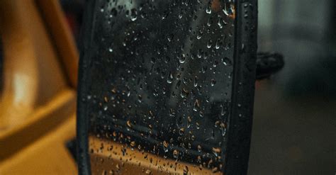 Rain Droplets on Car Mirror · Free Stock Photo