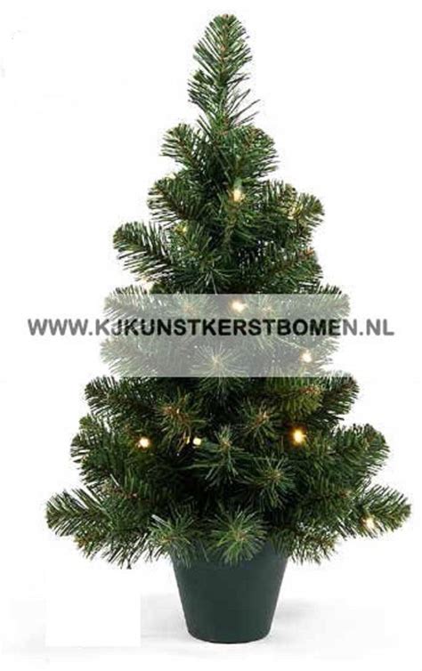 Dakota Kunstkerstboom Cm In Plastic Pot Warme Led Lampjes