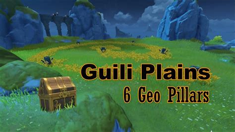 How To Solve Geo Pillars Puzzle Guili Plains Genshin Impact Shorts