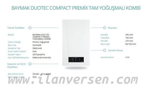 Taks T Baymak Duotec Kw Kcal H Premix Yo U Mal Kombi Baymak