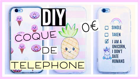 Diy Coque De T L Phone Facile Kawaii Fran Ais Youtube