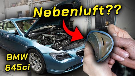 BMW 645ci zieht Nebenluft Problem mit Druckregelventil KGE Lösung