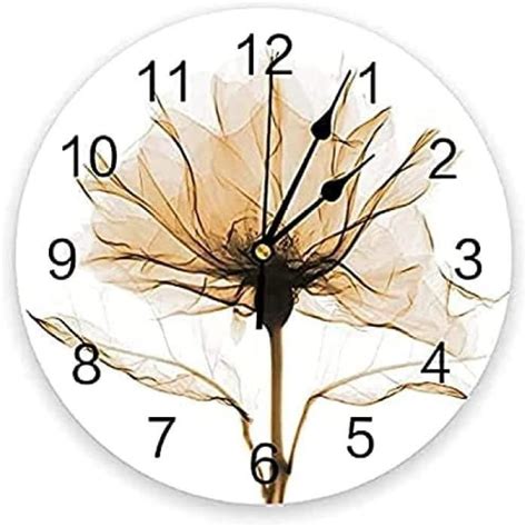 Horloges Murales Pour Salon Moderne Romantique Fleur 3D Horloge Murale